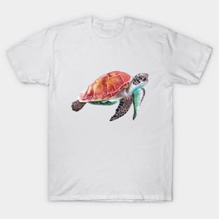 Turtle swimming solo in the ocean T-Shirt